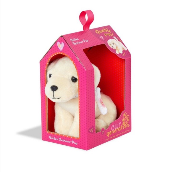 Our Generation Other - Our Generation Pet Dog Plush With Posable Legs - Golden Retriever Pup